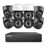 5MP 8 Channel PT Security Camera System - Hybrid 5-in-1 DVR, Pan & Tilt CCTV Camera, 100 ft Night Vision, Motion Detection, Outdoor, Waterproof